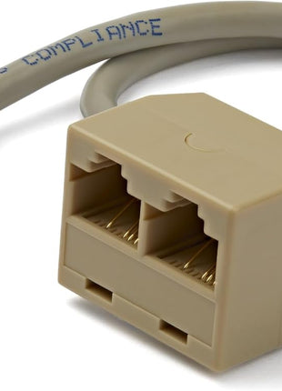 StarTech.com 2-to-1 RJ45 10/100 Mbps Splitter/Combiner - One Adapter Required at Each End of the Connection (RJ45SPLITTER)