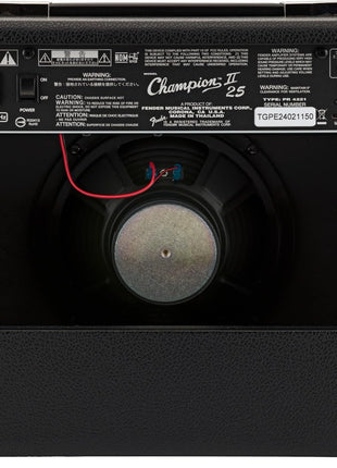 Fender Champion II 25 Guitar Amp, 25 Watts, with 2-Year Warranty, Features 12 Built-In Effects Models