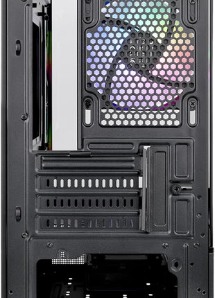 Thermaltake View 170 TG ARGB Black Micro-ATX Case; 3x120mm ARGB Fans Included; Supports Up to 280mm Radiator; Front & Side Dual Tempered Glass Panel; CA-1Z4-00M1WN-00; 3 Year Warranty