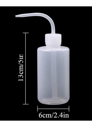 DONSTRAW Wash Bottle 2pcs 250ml/8oz Safety Bottles Watering Tools, Economy Plastic Squeeze with Narrow Mouth Scale Labels for Medical Succulent Cleaning Washing
