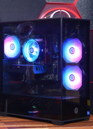 CYBERPOWERPC Gamer Master Gaming PC, AMD Ryzen 5 5500 3.6GHz, Radeon RX 6400 4GB, 16GB DDR4, 500GB PCIe Gen4 SSD, WiFi Ready & Windows 11 Home (GMA3100A)