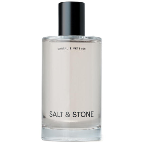 Salt & Stone Body Mist, Santal & Vetiver Scent, Skincare Infused Perfume Hair & Body Spray for Women and Men, Hydrating Fragrance with Glycerin and Red Algae, Vegan, Cruelty Free, 3.4 fl oz