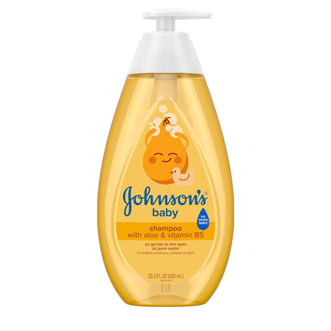 Johnson's Baby Shampoo with Tear-Free Formula, Shampoo for Baby's Delicate Scalp & Skin, Gently Washes Away Dirt & Germs, Paraben-, Phthalate-, Sulfate- & Dye-Free, 20.3 fl. oz