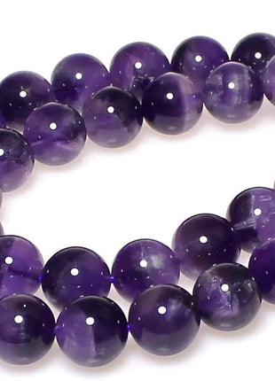 MJDCB Natural Dreamy Amethyst Beads Round Stone Beads DIY Loose Beads for Jewelry Making Beads 15 inch (4mm)