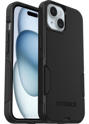OtterBox iPhone 17e, 16e, 15, 14, & 13 Commuter Series Case - Black, Slim & Tough, Pocket-Friendly, with Port Protection - Thin & Protective iPhone Case, Dual-Layer, Impact Absorbing iPhone Case