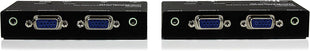 StarTech.com VGA Video Extender over Cat 5 with Audio - Up to 500ft (150m) - VGA over Cat5 Extender - 1 Local and 1 Remote , TAA (ST122UTPA)