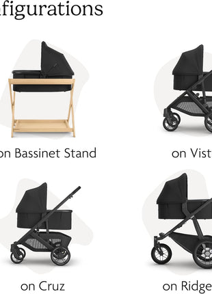 UPPAbaby Bassinet V3 - Fits with Vista, Cruz, Ridge Strollers - Declan