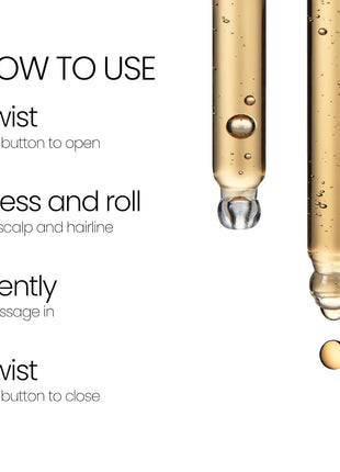 LABO.H Scalp Strengthening Roll On Serum and Scrub SET - Korean Hair Anchoring Serum for Daily Massage and Hair Growth | Vegan | Anti-Loss Treatment | Cooling & Soothing Relief with Rosemary Oil