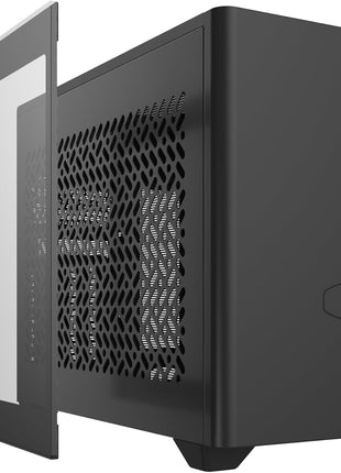 Cooler Master NR200P V2 Mini-ITX PC Case Ready, SFX Fit PSU Ready to Install, 280mm AIO Support, 357mm Vertical GPU Mount, Designed Ready Nvidia RTX 5090 | AMD RX 9070 XT, Tempered Glass, DIY