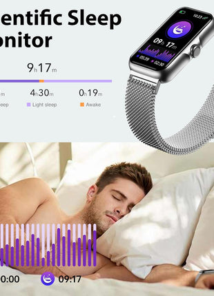 Fitness Tracker with 24/7 Continuous Heart Rate, Blood Oxygen Monitor, Smart Watch with Sleep Monitor, IP68 Waterproof Activity Tracker Step Counter for Women Men