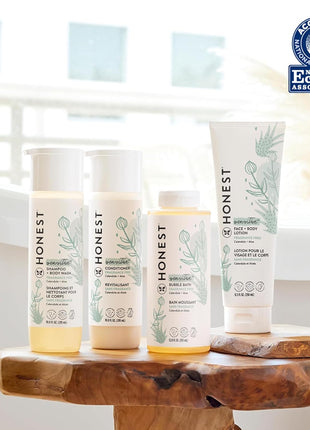 The Honest Company 2-in-1 Baby Shampoo & Body Wash, Fragrance-Free, Tear-Free, Hypoallergenic, Naturally Derived, Sensitive Skin, 10 fl oz