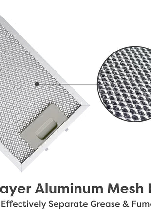 CIARRA Ductless Range Hood 30 inch Under Cabinet Hood Vent for Kitchen Ducted and Ductless Convertible CAS75918A