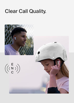 Belkin SoundForm Nano 2 Bluetooth Earbuds for Kids with Built-in Microphone, 28H Battery Life, Safe 85dB Volume, IPX5 Water Resistance - Kids Bluetooth Earbuds for iPhone, iPad, Galaxy, & More - White