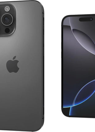 Apple iPhone 16 Pro, US Version, 256GB, Black Titanium - Unlocked (Renewed Premium)