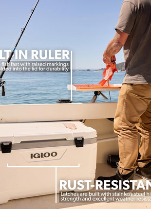 Igloo 100 QT Latitude Marine Ultra White Cooler