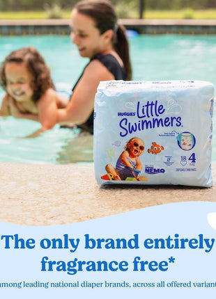 Huggies Little Swimmers Swim Diapers Size 5-6, 17 Count