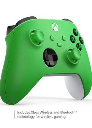Xbox Core Wireless Gaming Controller – Velocity Green Series X|S, One, Windows PC, Android, and iOS