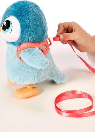 Little Live Pets Walking Penguin My Pet Waddles, Interactive Plush Penguin with 25+ Sounds and Detachable Leash, Toy Penguins for Kids of Ages 5+ | Dances, flaps wings, eats & giggles when fed; interactive plush pet toy for kids ages 5+