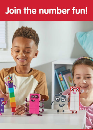 hand2mind Numberblocks Friends Six to Ten Figures – Official Licensed Character Action Figure Set, Numbers and Counting Figurines, Pretend Play Toys, for Kids Ages 3, 4, 5, 6, 7