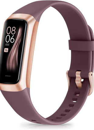 Fitness Tracker with Step Counter/Calories/Stopwatch, Activity Tracker, Health Tracker with Heart Rate Monitor, Sleep Tracker,1.10''AMOLED Touch Color Screen, Pedometer Watch for Women Men