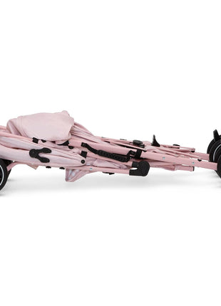 babyGap Classic Stroller - Lightweight Stroller with Recline, Compact Fold & Removable Parent Organizer - Made with Sustainable Materials, Pink Stripes