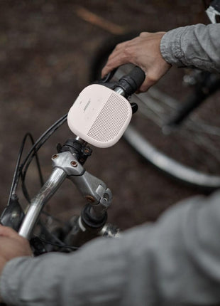 Bose SoundLink Micro Bluetooth Speaker: Small Portable Waterproof Speaker with Microphone, White Smoke