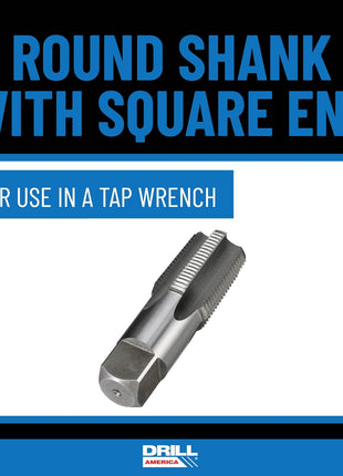 Drill America 3/4 inch-14 NPT Pipe Tap , Carbon Steel, DWTPT Series