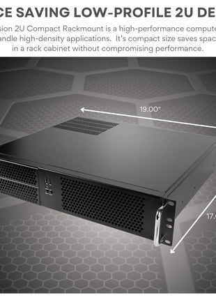 Quiet Rackmount Computer (Intel 20-Core 2.1-5.4GHz i7-14700 CPU, 96GB DDR5 RAM, 2TB SSD, W11 Pro) - 2U Rack Mount Server or Workstation Desktop PC for Home or Business