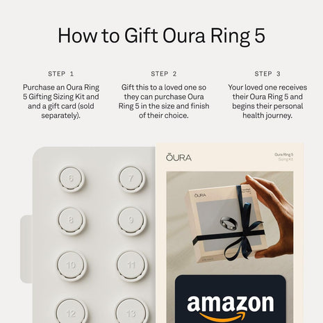 Oura Ring 5 Gifting Sizing Kit - Give the Gift of Oura