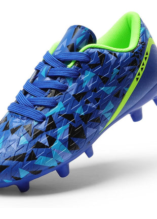 DREAM PAIRS Boys Girls Soccer Cleats Youth Firm Groud Athletic Outdoor Trainning Football Shoes for Little/Big Kid,Size 11 Little Kid,Pink/Purple,HZ19003K