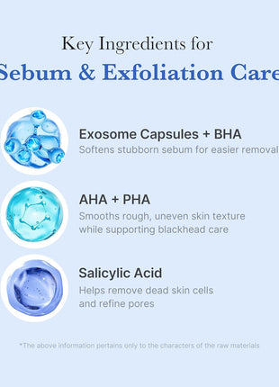 medicube Zero Pore Clear Blue Capsule Facial Deep Cleanser for Skin Texture, Blackhead & Pore Care | AHA, BHA & PHA for Double Cleansing, Daily Gentle Face Wash, Korean Skincare | 120g / 4.23 oz