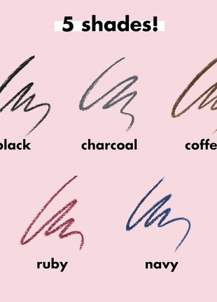 e.l.f. No Budge Retractable Eyeliner, Creamy, Ultra-Pigmented & Waterproof, Creates Bold & Defined Lines, Vegan & Cruelty-Free, Black