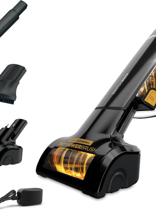 Shark UltraCyclone Pet Pro Plus Cordless Hand Vacuum, Black, CH951 | Powerful Suction, Handheld Vacuum for Car & Home, Pet Power Brush, Crevice Tool, Scrubbing Brush, XL Dust Cup