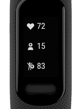 Garmin vívosmart® 5, Fitness Tracker, Long-Lasting Battery, Simple Design, Black Large