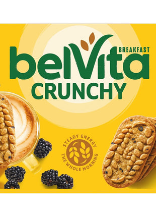 belVita Breakfast Bars Biscuits, Blueberry, Value Pack, 12 Packs (4 Biscuits Per Pack)