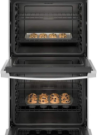 27 in. Smart Double Electric Wall Oven with Self Clean in Stainless Steel