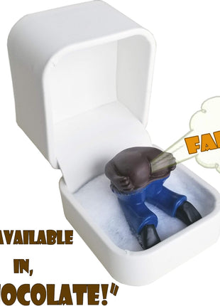 The Moon Ring®©  inchIt Farts When You Open it! Prank Gag Gift (Ring Box with Farting Butt, no Ring) AS SEEN ON THE Bachelorette, Hand Made in the USA.
