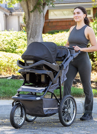 baby Trend Expedition® Jogger Travel System with EZ-LiftTM Infant Car Seat, Dash Black