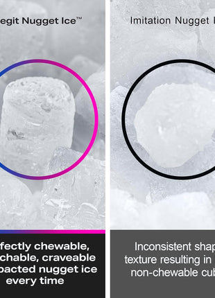 GE Profile Opal 2.0 Countertop Nugget Ice Maker with 0.75 Gallon Tank | Chewable nugget ice, 38 lbs/day, First batch in 10 min, 3 lb bin, Melted ice reused, SmartHQ WiFi & Alexa, Stainless Steel