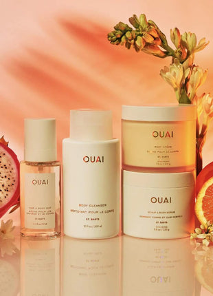 OUAI St. Barts Hair and Body Mist - Tropical-Scented Hair Perfume and Body Spray - Notes of Dragonfruit, Orange Blossom, Tuberose & Musk (3.3 Fl Oz)