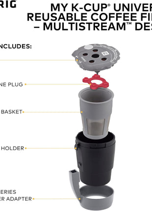 Keurig My K-Cup Reusable Filter MultiStream Technology - Gray (Packaging May Vary)