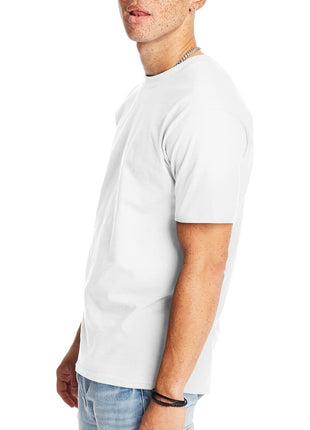 Hanes Mens Beefyt T-shirt, Heavyweight Cotton Crewneck Tee, 1 Or 2 Pack, Available In Tall Sizes Fashion-t-shirts, White - 1 Pack, Large US