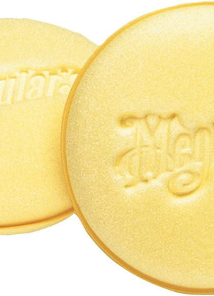 Meguiar's 4 inch Foam Applicator Pads, 4 Count - Ultra-Soft Hand Applicators with a Tight-Cell Foam Construction for a Smooth Application of Waxes, Polishes, Tire Dressing, Protectants and More, 4 Pack