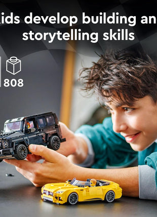 LEGO Speed Champions Mercedes-AMG G 63 & SL 63 Building Toys - Kids Pretend Play Toy Cars for Boys & Girls, Ages 10+ Years - Gifts for Christmas - 76924