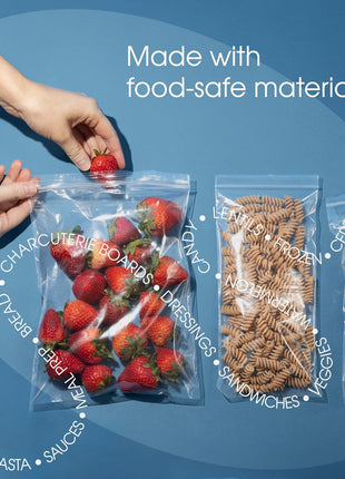 4" X 6" (1000 Count) 2 Mil Clear Reclosable Zip Plastic Poly Bags | with Resealable Lock Seal Zipper - Spartan Industrial