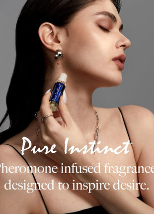 Pure Instinct Roll-On - The Original Pheromone Infused Essential Oil Perfume Cologne - Unisex For Men and Women - TSA Ready