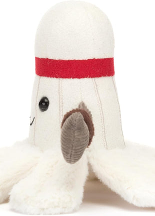 Jellycat Amuseables Badminton Stuffed Toy, 6 inches - Badminton Plush for Sports Fans