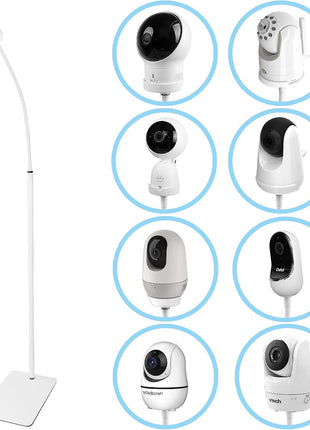 HOLACA 35 inch or 63 inch Floor Stand for Hellobaby, Infant Optics DXR-8/8 Pro, eufy, Vava/Hipp and Nooie Baby Monitor,Owlet and Motorola Baby Monitor, for Any Other Cameras with 1/4 Screw Mount