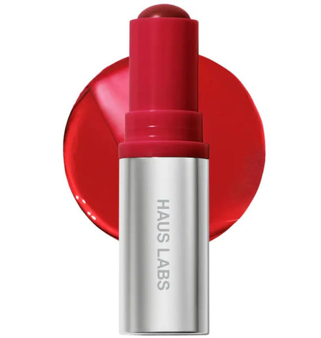 HAUS LABS BY LADY GAGA Color Fuse Lip + Cheek Blush Balm Stick in GlassyWatermelon & ENTEL Aloe Vera Sheet Masque (BONUS)