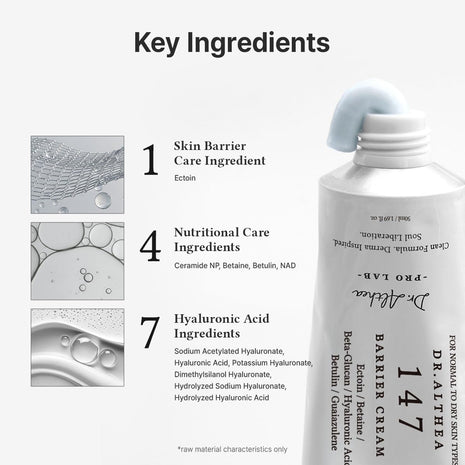 Dr.Althea 147 Barrier Cream, 1.69 Fl Oz (Ver.2 - Pack of 1)